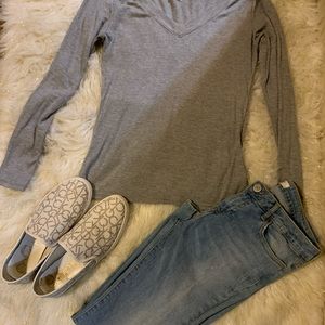 Forever 21 super skinny jeggings with a free top